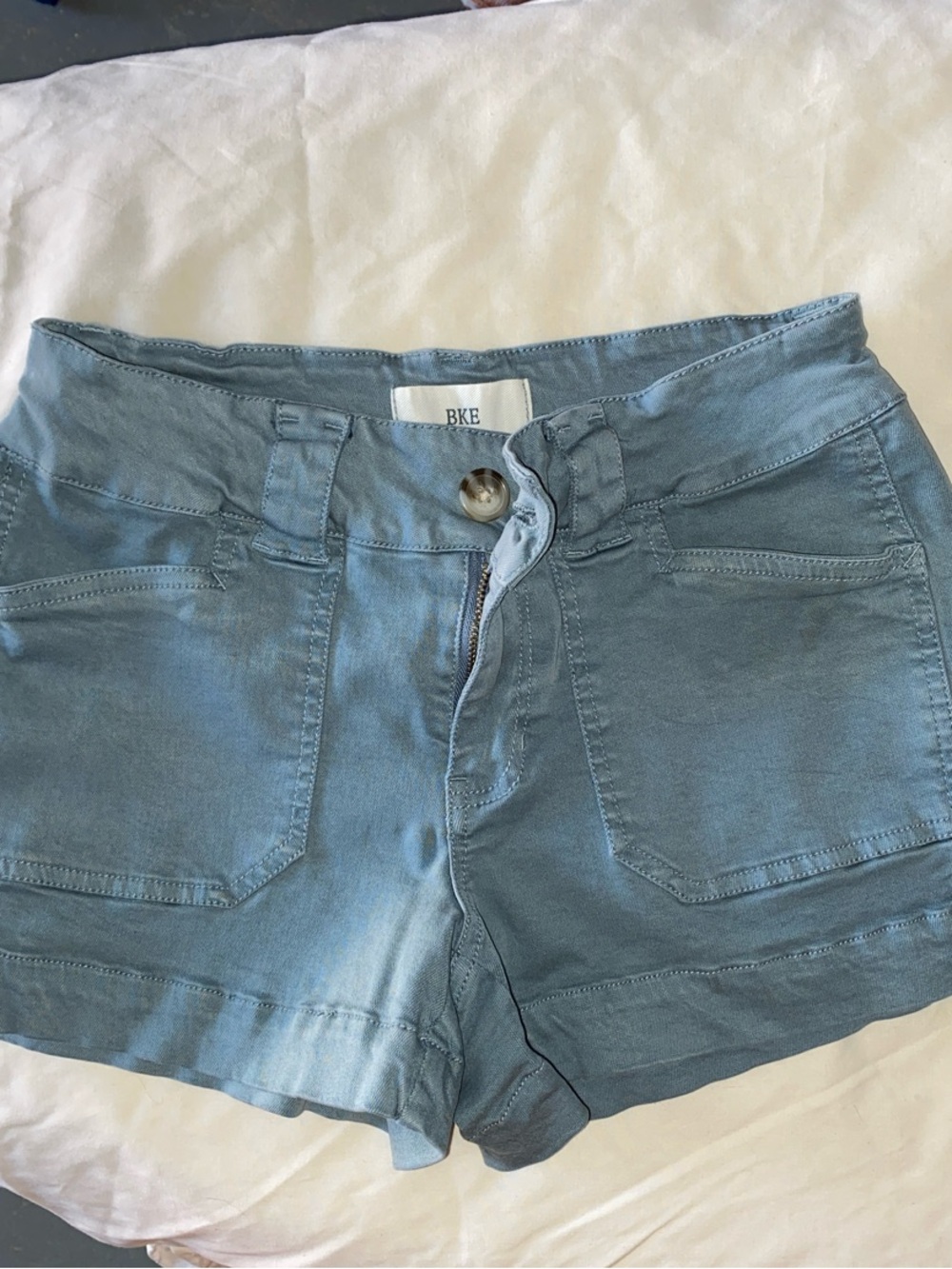 BKE Light Blue Women's Casual Jean Shorts